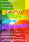 Zapraszamy do udzia�u w Gminnym Festiwalu Piosenki Rozbrykanej