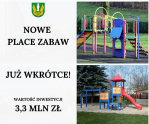 Nowe place zabaw ju� wkr�tce 