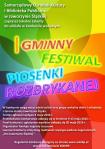 Zapraszamy do udzia�u w I Gminnym Festiwalu Piosenki Rozbrykanej