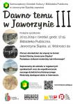 Dawno temu w Jaworzynie – zaproszenie na kolejne spotkanie